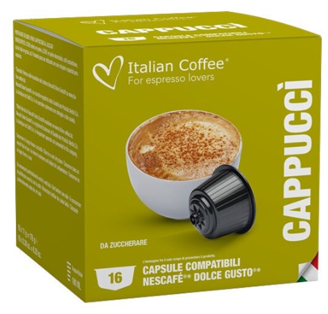16 �� ������� ������� ���� �����'�/Italian Coffee capsules Cappucci