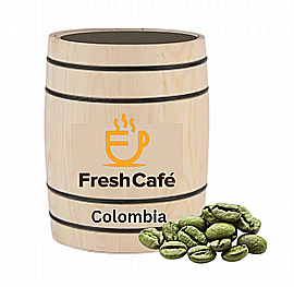 250g פולי קפה ירוק קולומביה Colombia AA